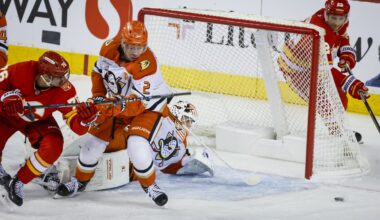 Flames remain winless in NHL after third-period fizzle, fall 4-2 to Ducks