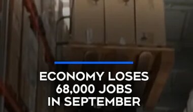 Economy sheds 68,000 jobs in September - YouTube