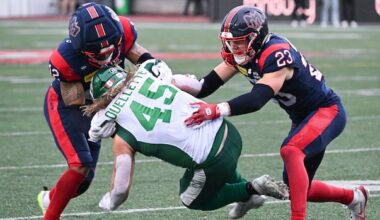 Alouettes feast on Roughriders in 44-24 Thanksgiving classic