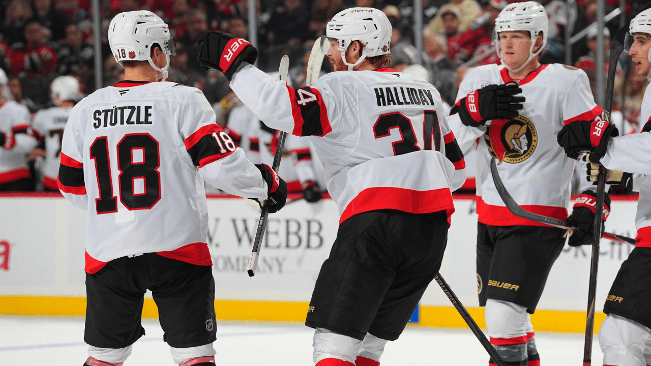 Stutzle has goal, assist, Senators defeat Devils for third straight win