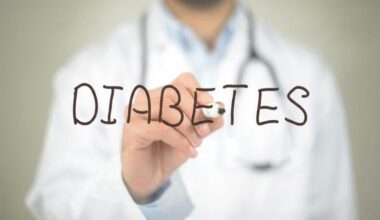 Doctor Writing Diabetes