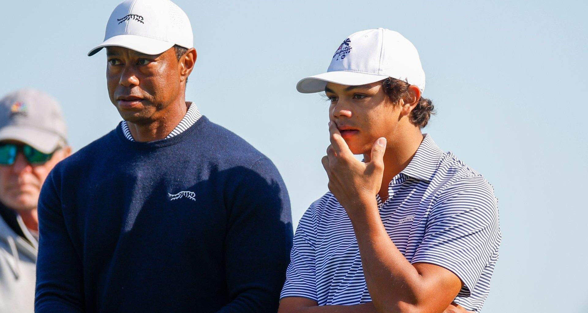 Tiger Woods Opens Up About the Pressure Surrounding Son Charlie's Future