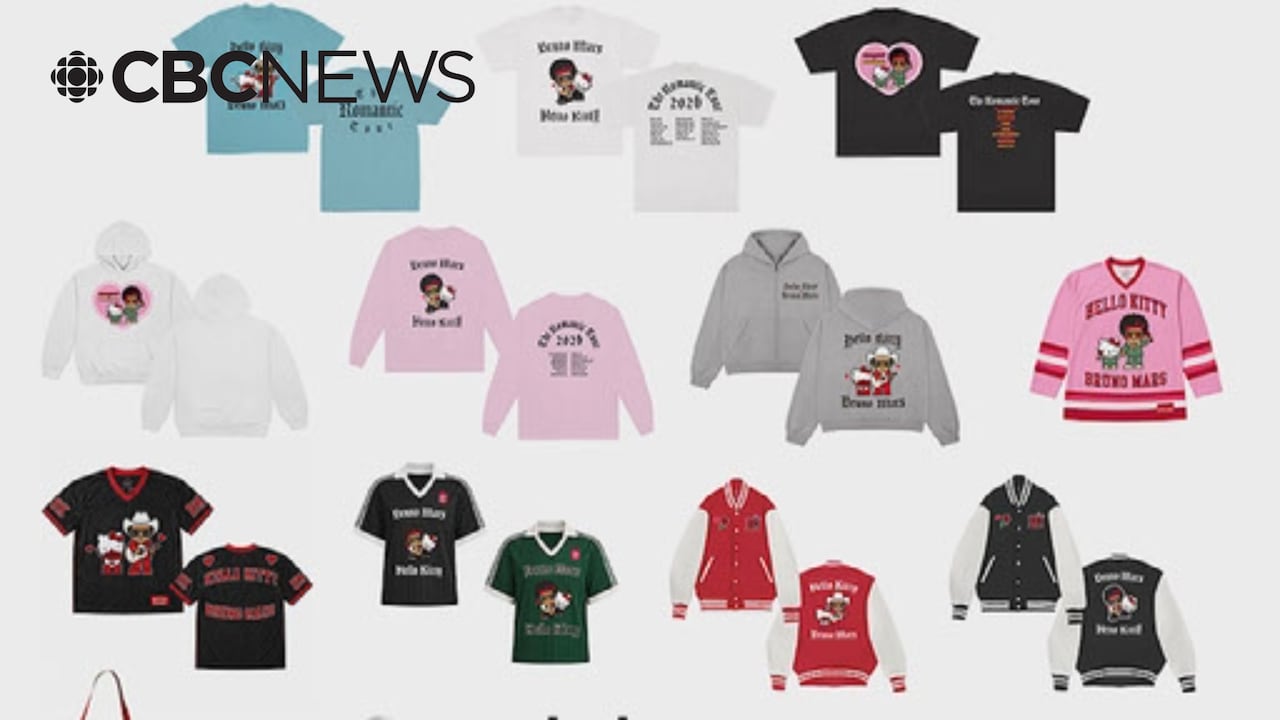 Bruno Mars collaborates with Hello Kitty before Vancouver concert