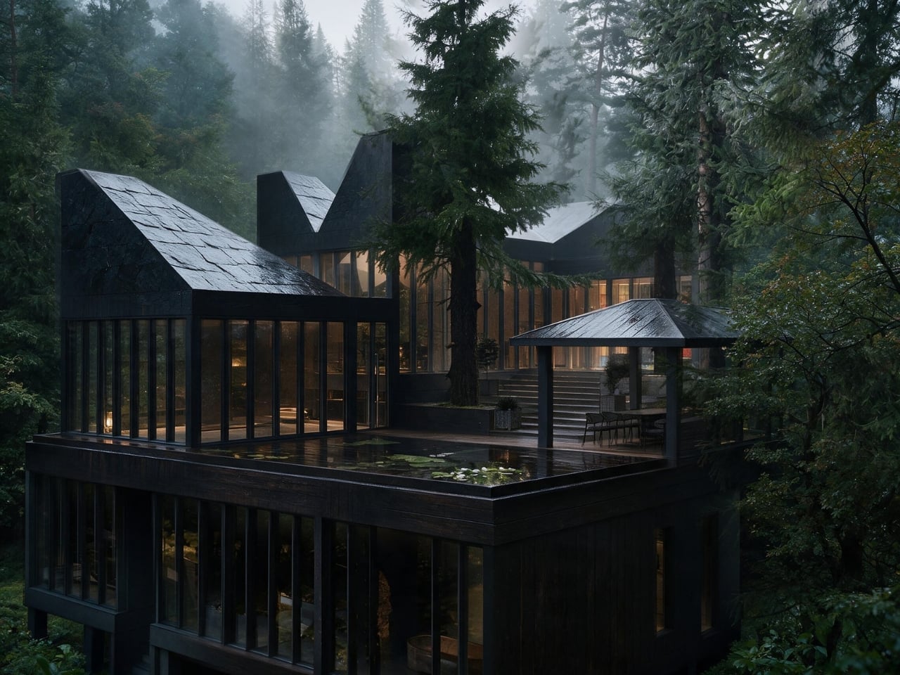 Privacy Without More Walls: A Forest Villa Concept