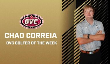 CORREIA NAMED OHIO VALLEY CONFERENCE GOLFER OF THE WEEK