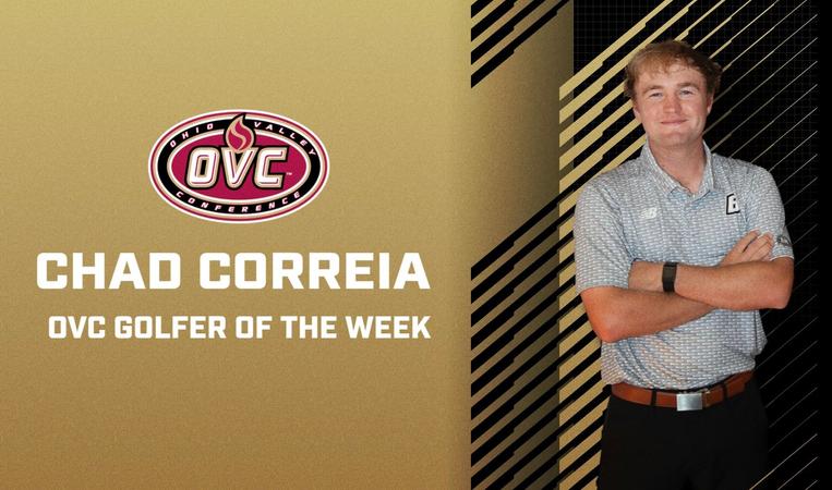 CORREIA NAMED OHIO VALLEY CONFERENCE GOLFER OF THE WEEK