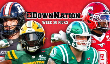 3DownNation CFL picks straight-up & against the spread: Week 20