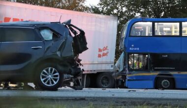 Highway 99 closed in Surrey, B.C., after multi-vehicle crash