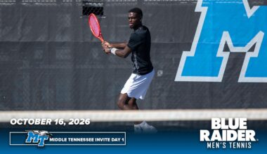 Men’s Tennis completes first day of Middle Tennessee Invite