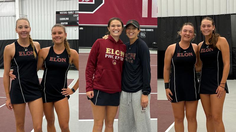 Elon Has Historic Day In Doubles At ITA Carolina Regionals