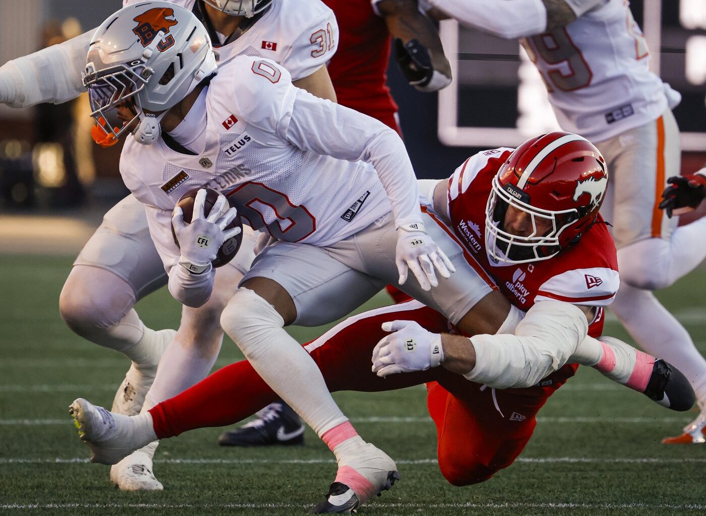 Calgary Stampeders win and await playoff fate after 32-13 victory over B.C. Lions