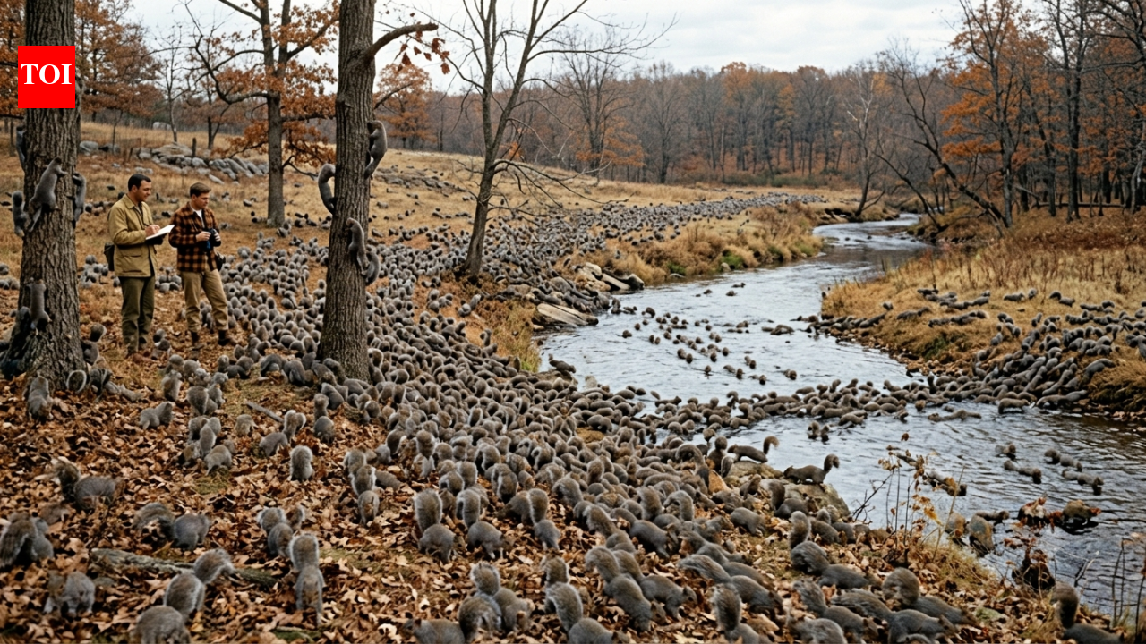 In 1968, millions of grey squirrels moved across America in a puzzling wildlife event, and scientists traced a possible clue to the acorn crop of 1967 | World News