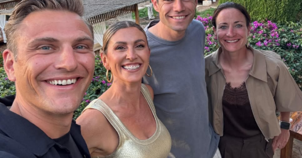 Kittel (and his Dutch wife) with Van Aert and Vos in Ibiza