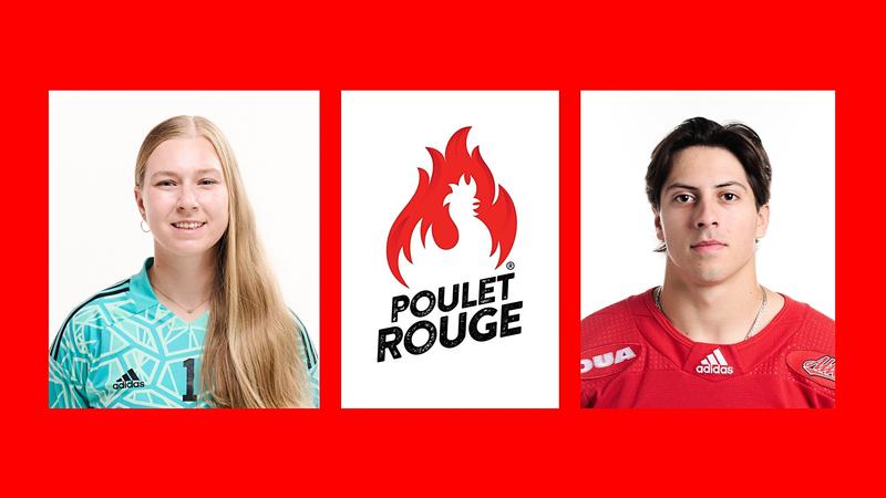 Soccer's Fortin and hockey's Payant named McGill University athletes of the week