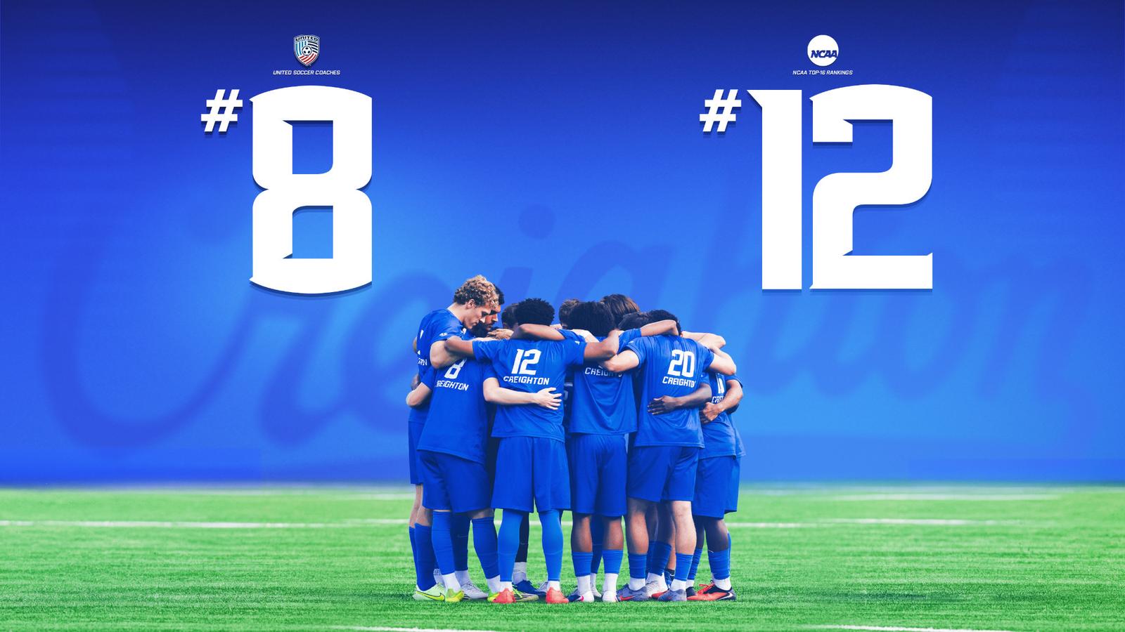 Bluejay Men's Soccer Checks in at No. 8 in United Soccer Coaches Poll, No. 12 on NCAA's Top-16