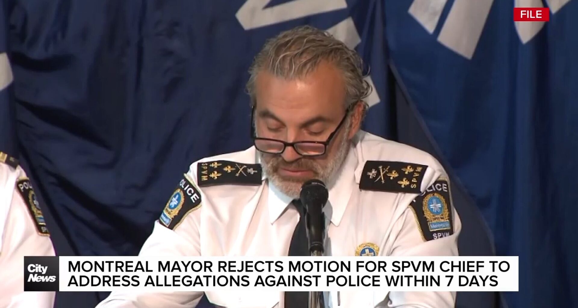 Motion rejected for Montreal police chief to address council in 7 days