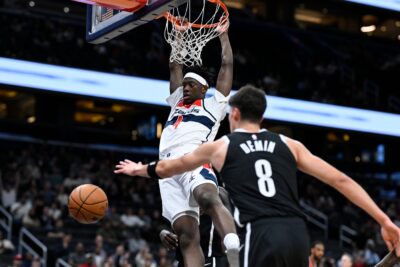 Top draft pick AJ Dybantsa to miss the season opener for Wizards with a sprained ankle