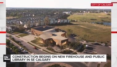 Construction begins on new firehouse and public library in SE Calgary