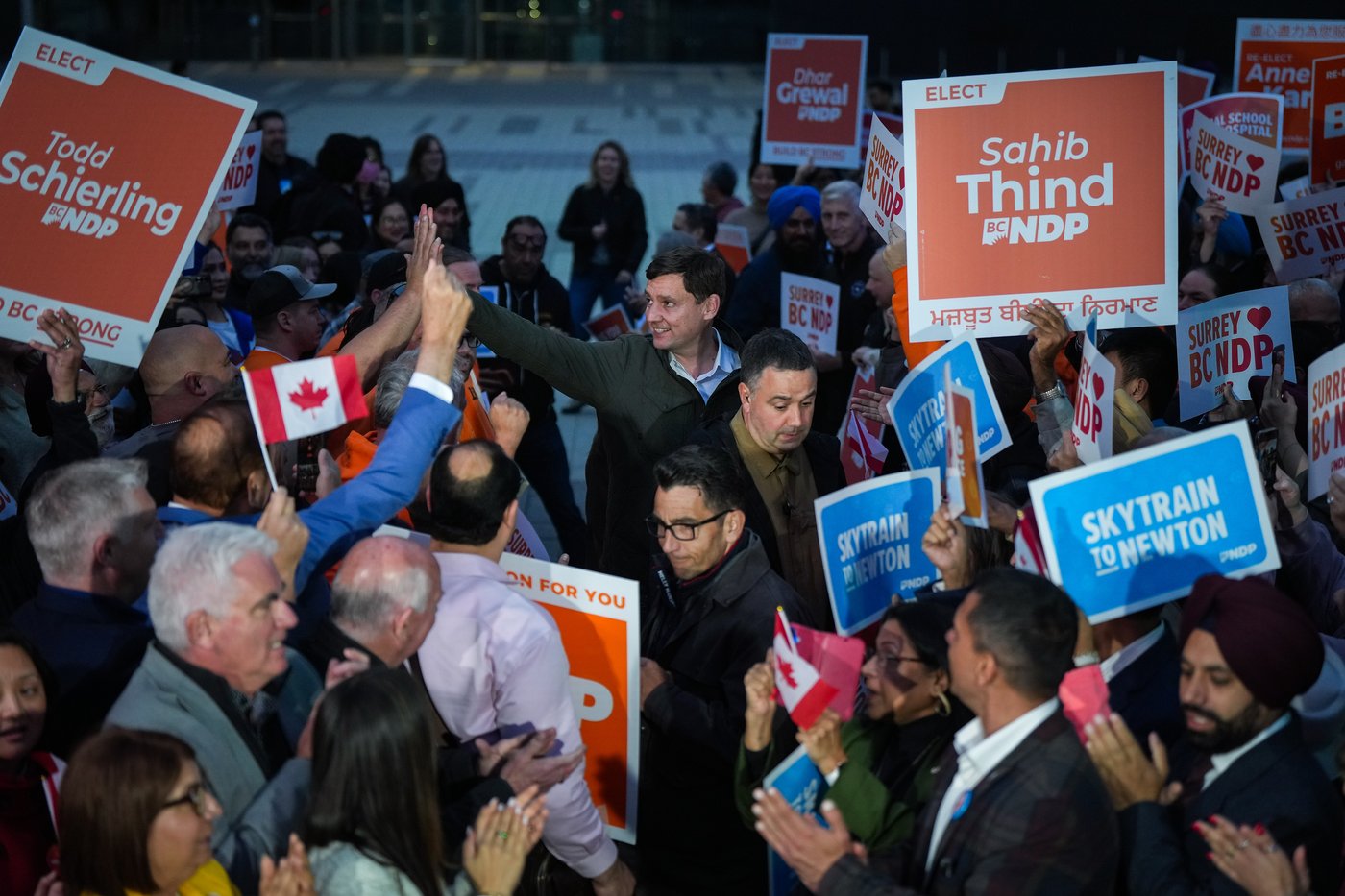 B.C. NDP Leader Eby campaigns in Vancouver, while Tories heads to Surrey