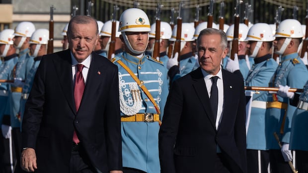 Carney announces trade and defence partnership with Turkey