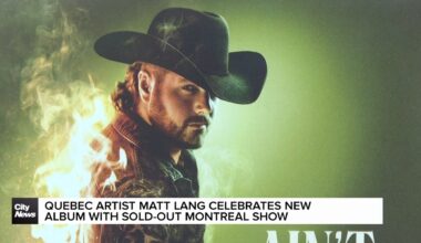 Quebec’s Matt Lang celebrates new album with sold-out Montreal show