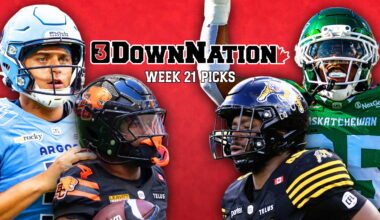 3DownNation CFL picks straight-up & against the spread: Week 21