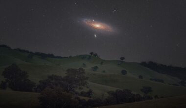 APOD: 2026 October 23 – Andromeda in Southern Spring