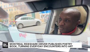 Montreal rideshare driver turns everyday encounters into poetry