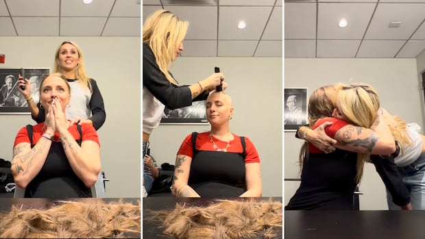 Miley Cyrus shaves fan's head after her breast cancer diagnosis