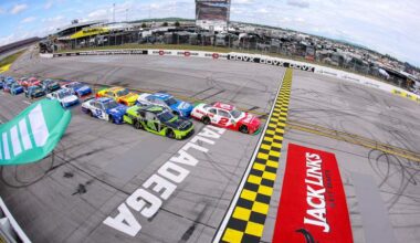 How to watch NASCAR at Talladega Superspeedway today, including TV channels, start times, qualifying details, and live streaming options.