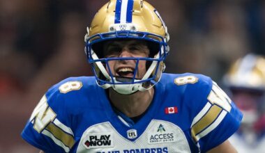 Blue Bombers clinch CFL playoff spot after 34-10 win over Lions