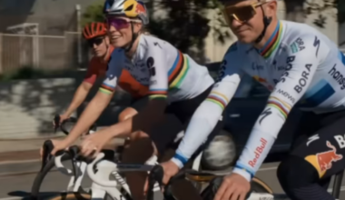 Evenepoel and Vollering Ridin in LA. Pre-Olympic recon?