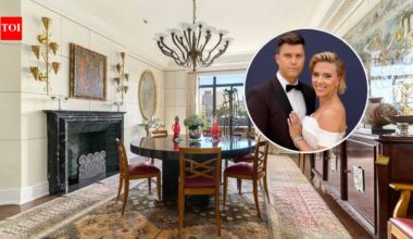 In 2018, a six-bedroom Manhattan penthouse was listed for $27.5 million; seven years later, Scarlett Johansson and Colin Jost bought the 6,000-sq-ft home for $13 million, less than half its original asking price