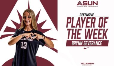 Women's soccer's Severance recognized as ASUN Defensive Player of Week