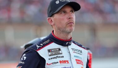 NASCAR’s Denny Hamlin Delivers Blunt Response to Scary Talladega Crash