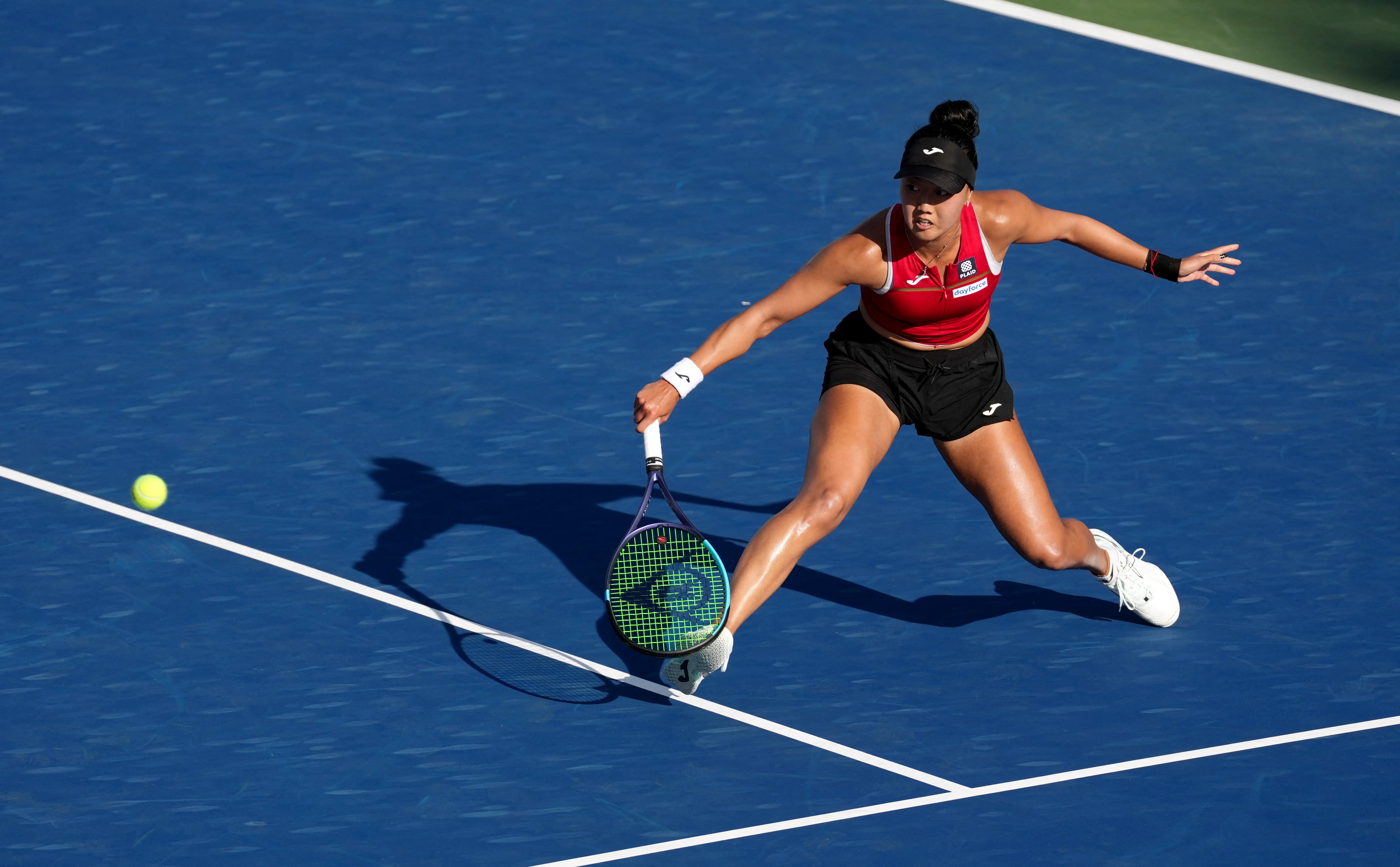 Ann Li in action ahead of WTA Osaka.