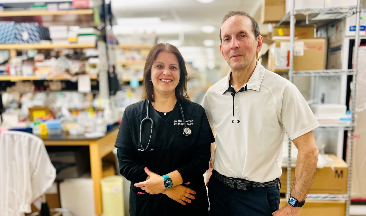 GLP-1 researchers Drs. Caroline Kramer (left) and Daniel Drucker are studying the best way to stop using these blockbuster drugs through a trial based out of Mount Sinai Hospital in Toronto.