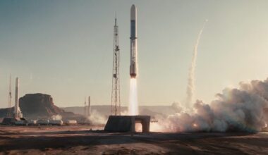 A rendering of Cowboy Space's Big Iron launcher