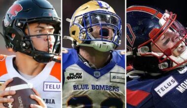 Lions' Rourke, Bombers' Oliveira, Alouettes' Philpot finalists for CFL's top Canadian