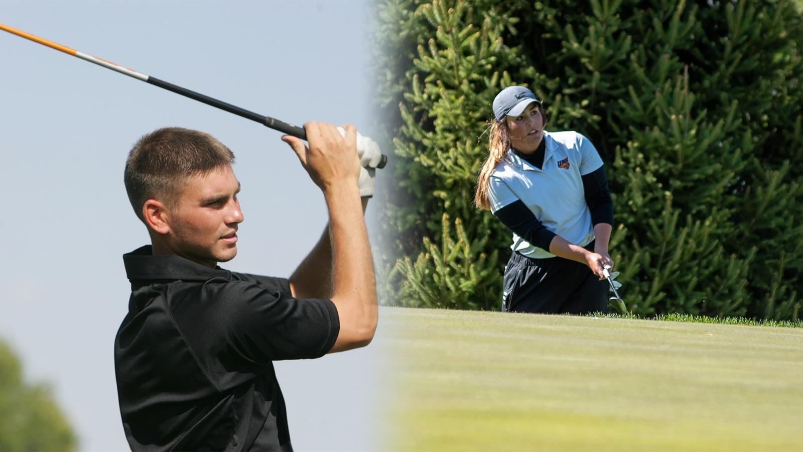 UNI golf to retire Jordan Weber and Hannah Bermel’s jerseys on October 31