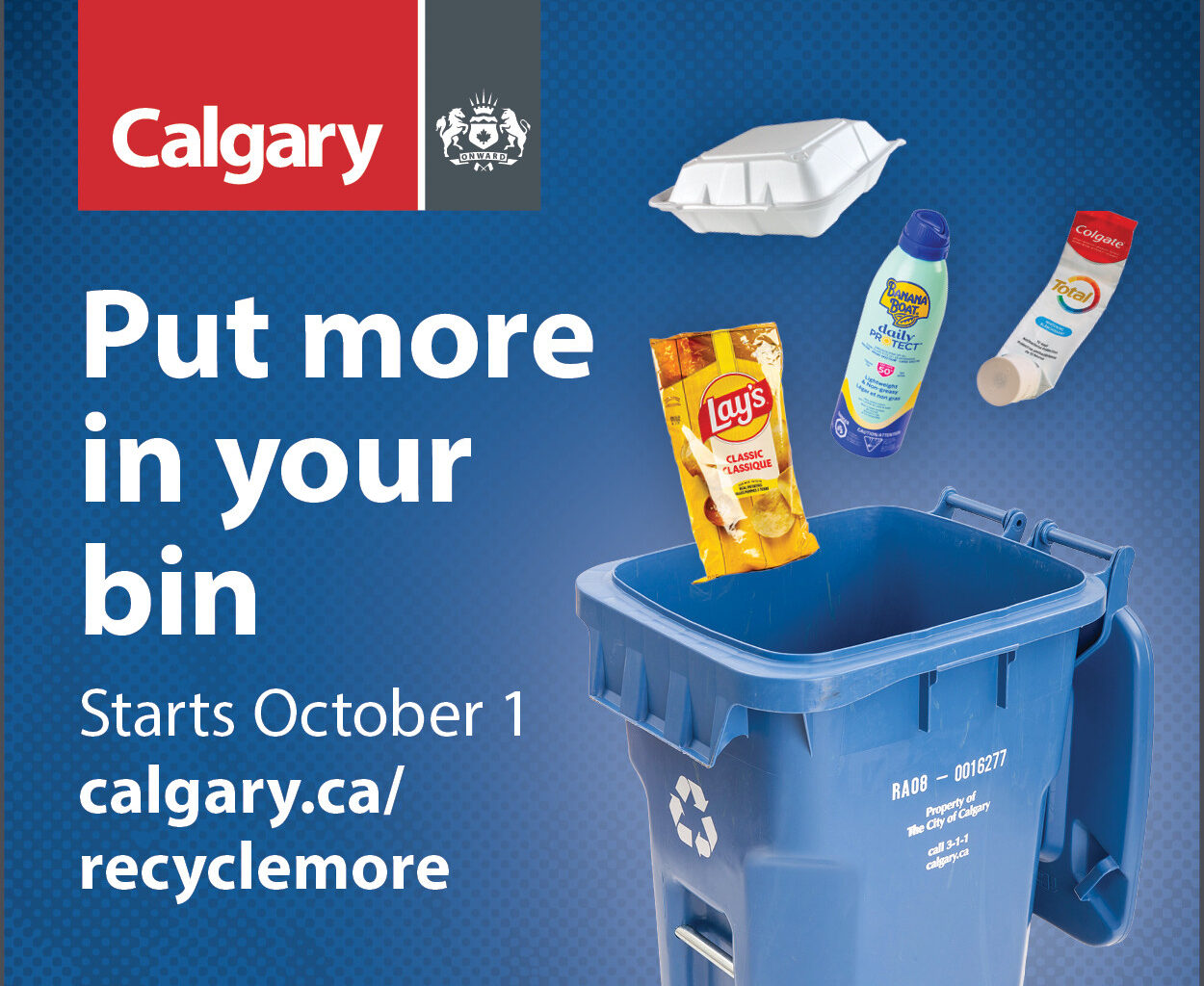 Calgarians can recycle more starting October 1