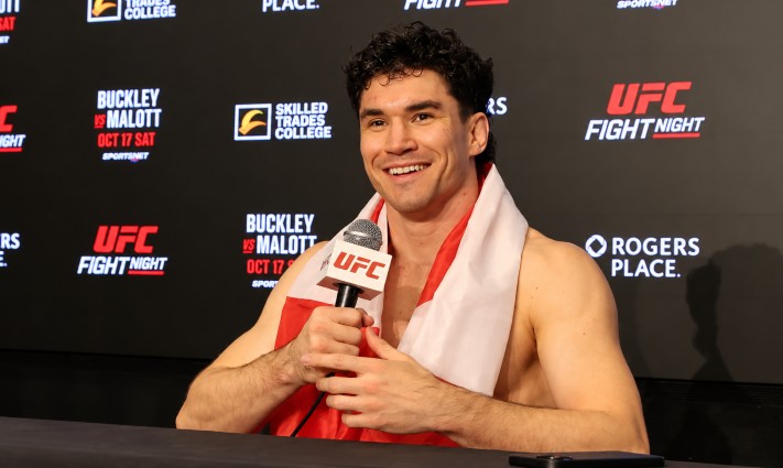 Mike Malott Reacts to Impressing the Boss at UFC Edmonton