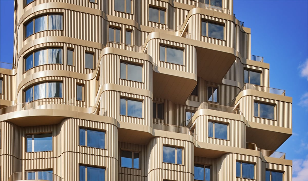 ODA completes NYC residential tower with cascading aluminum facade | News