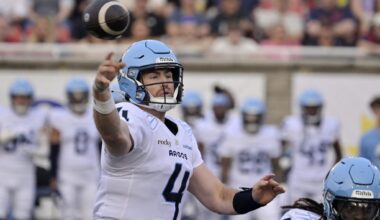 Lions vs. Argonauts CFL Week 18 Betting Odds, Picks: Nick Arbuckle Starting for Injured Chad Kelly