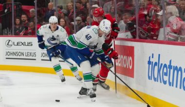 Instant Reaction: DeBrusk scores twice at 5v5 while Pettersson adds two assists in Canucks’ loss to Hurricanes