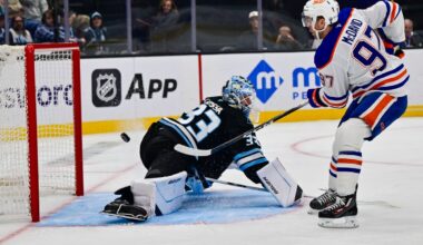 Instant Reaction: McDavid’s 5-point night leads Oilers past Mammoth 6-2
