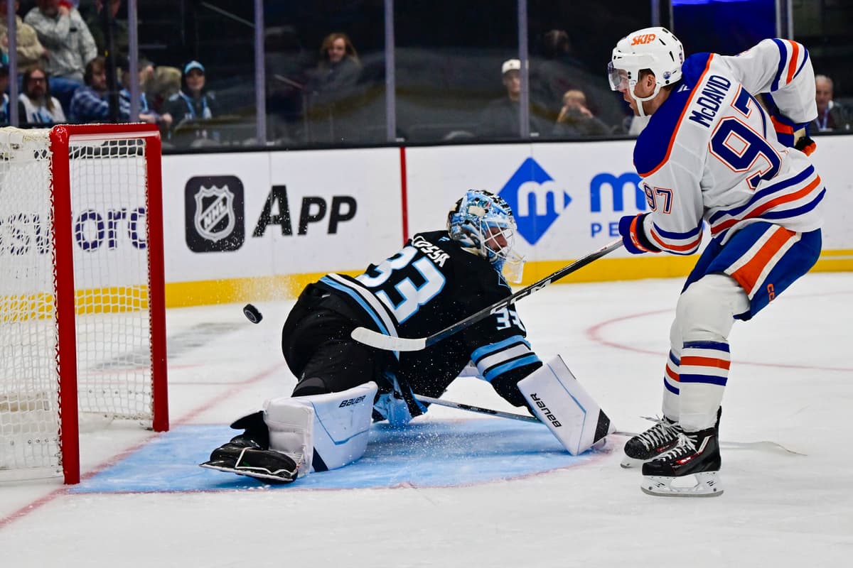 Instant Reaction: McDavid’s 5-point night leads Oilers past Mammoth 6-2