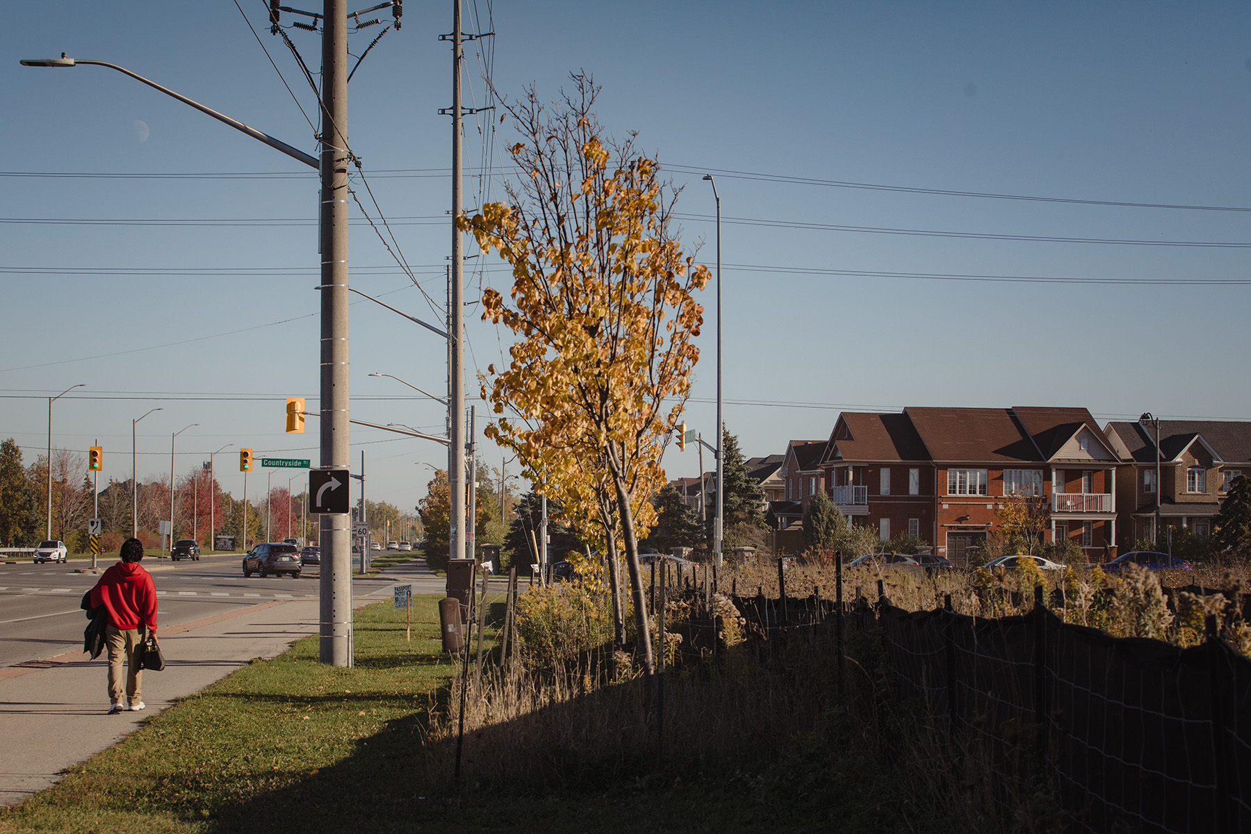 Countryside Drive demarcates the northern reach of Wards 8 and 9, separating Brampton’s residential blocks from the fields of Caledon. 