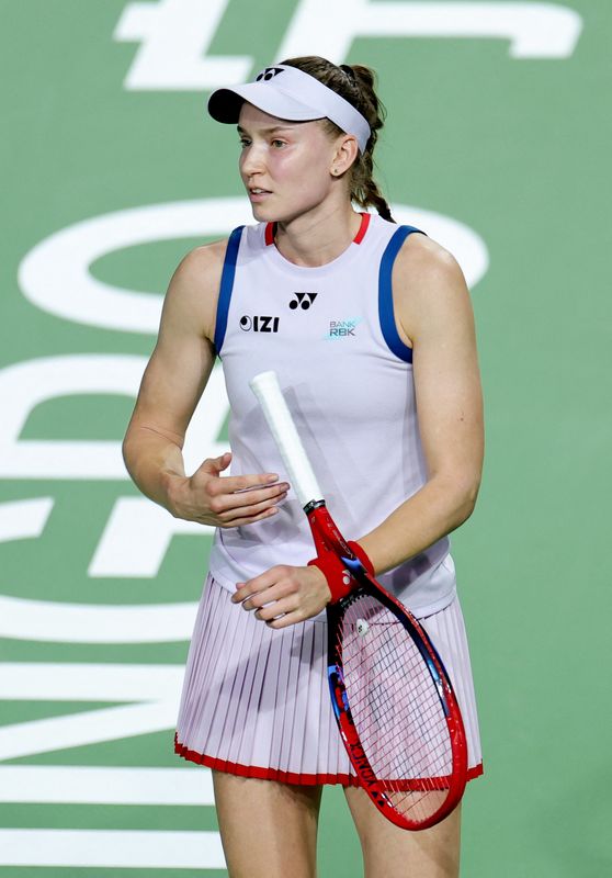 Tennis-Rybakina finds Ningbo spark again ahead of WTA Finals title defence