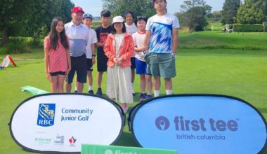 First-time clinics see 24 juniors chip and putt at Surrey Golf Club